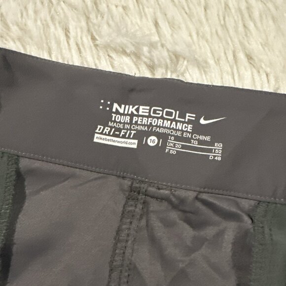 Nike Golf Tour Performance womens golf shorts cri fit 16 gray - Picture 3 of 10